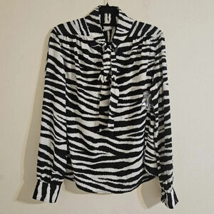 Worthington Tie Neck Blouse NWT